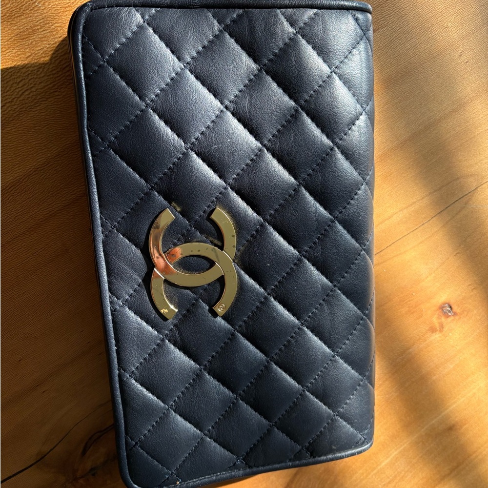 Authentic Chanel Quilted Clutch